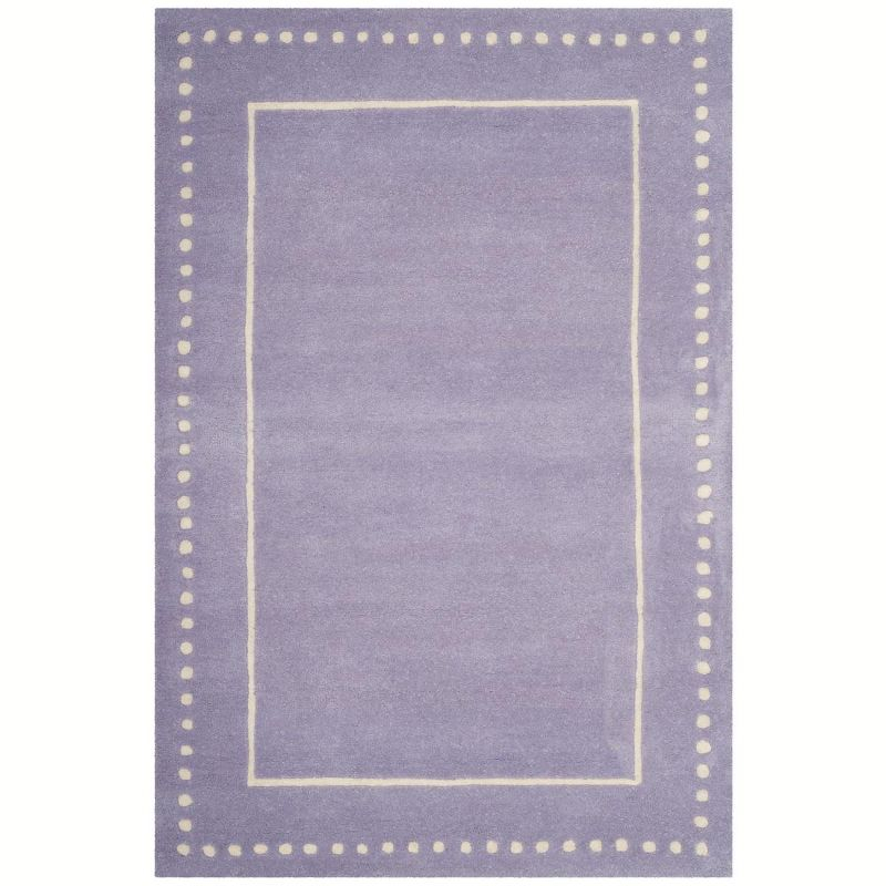 Bella BEL151 Hand Tufted Area Rug - Lavander/Ivory - 4'x6' - Safavieh.