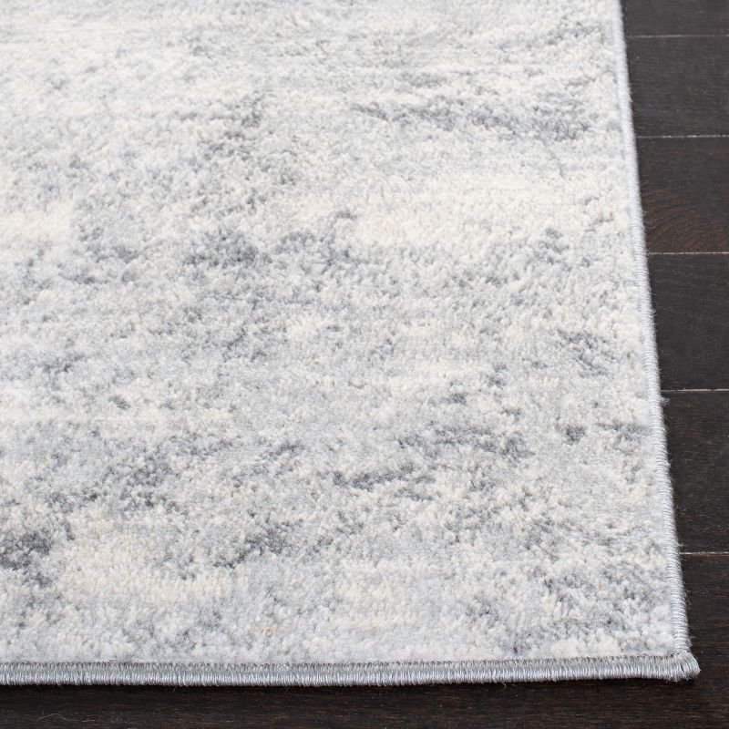 Brentwood BNT822 Power Loomed Area Rug - Ivory/Grey - 8'9"x11'9" - Safavieh.