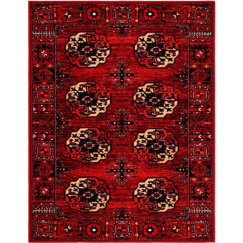 Vintage Hamadan VTH212 Power Loomed Indoor Area Rug - Red/Multi - 9'x12' - Safavieh