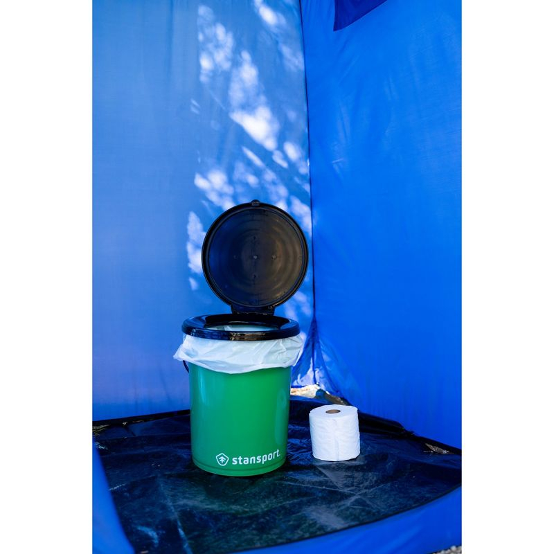 Stansport Bucket Style Portable Toilet With Lid