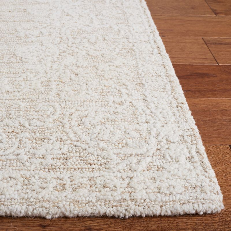 Abstract ABT357 Hand Tufted Area Rug - Ivory/Beige - 3'x5' - Safavieh.