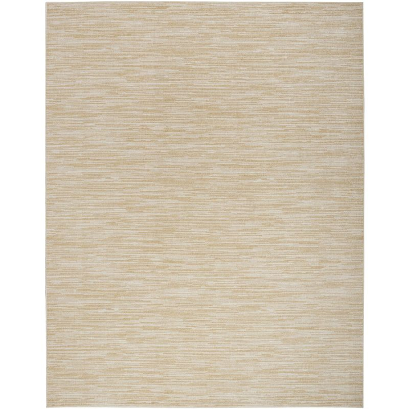 Nourison Essentials 8' x 10' Ivory Gold Indoor/Outdoor Rug