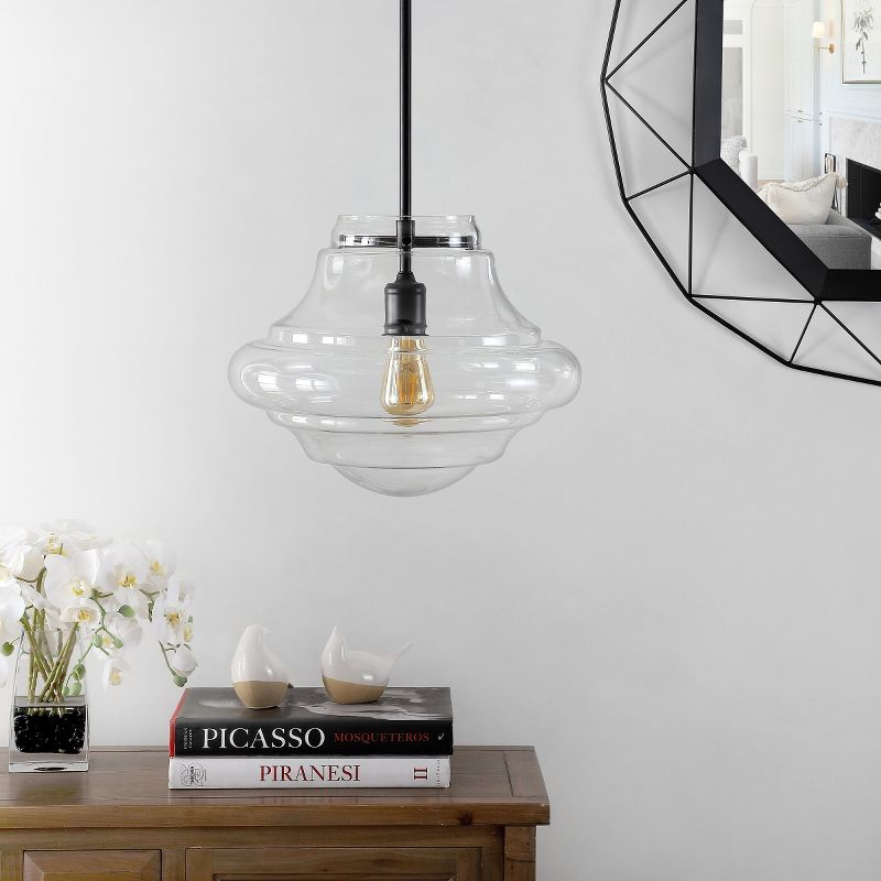 Oslen 15" Pendant - PND4115 - Oil Rub Bronze - Safavieh