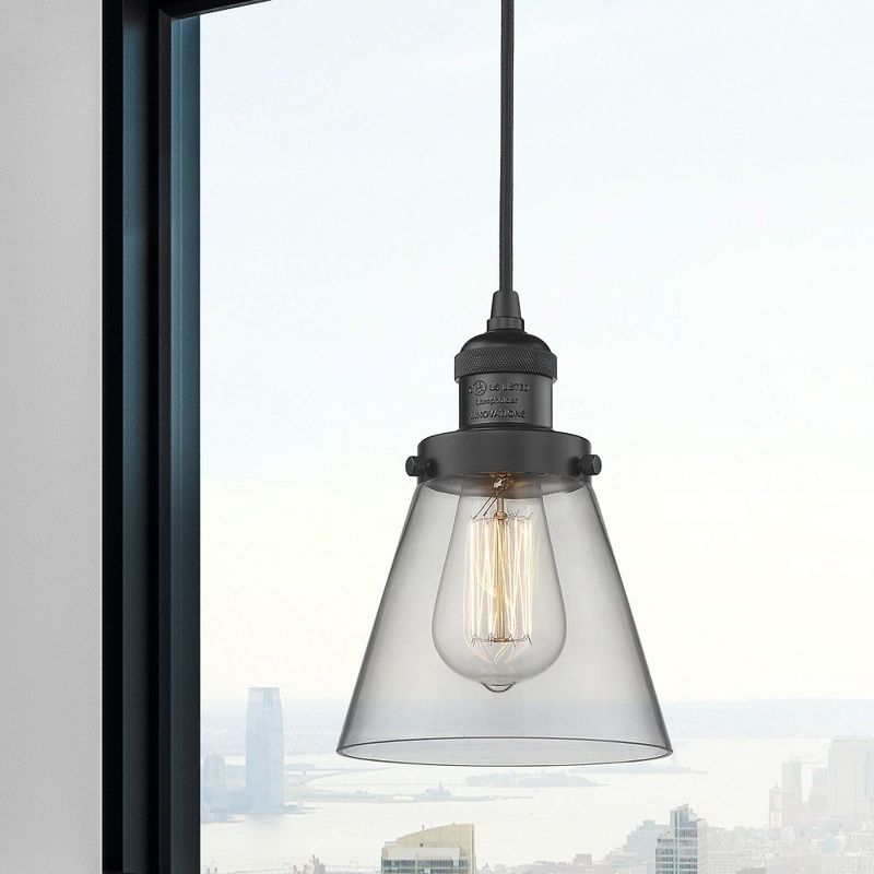 Innovations Lighting Cone 1 - Light Pendant in  Matte Black