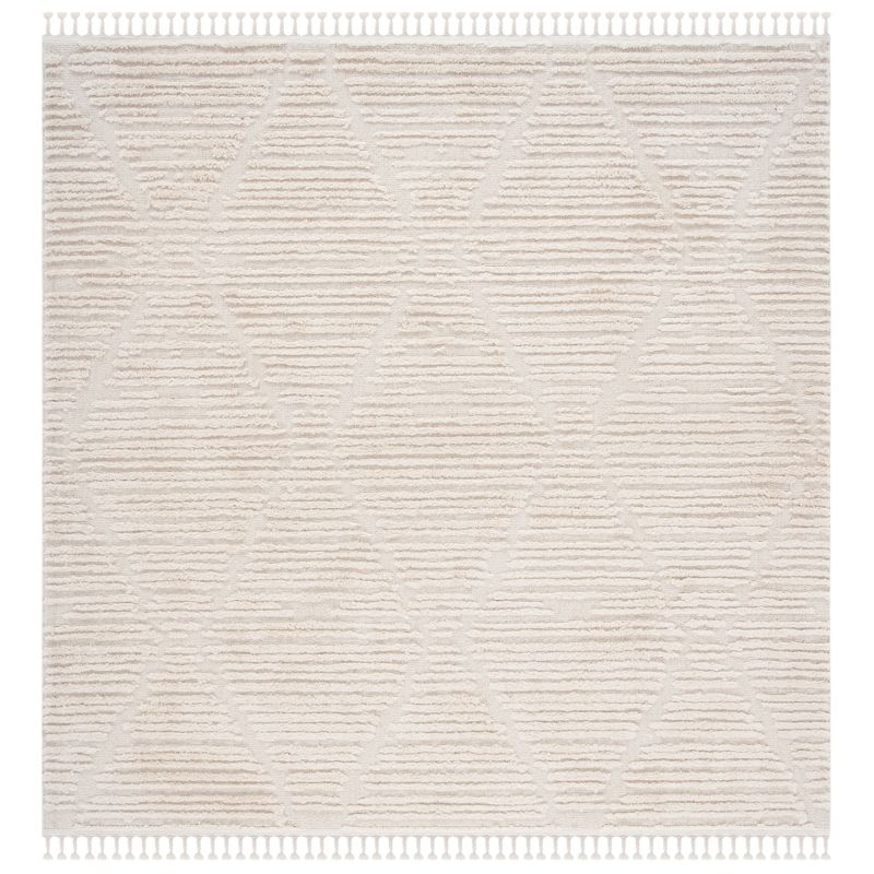 Marrakesh MRK517 Power Loomed Area Rug - Beige - 8'x8' - Safavieh.