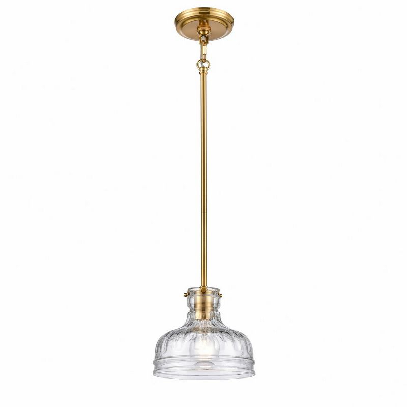 Elk Home Orinoco 1 - Light Pendant in  Satin Brass