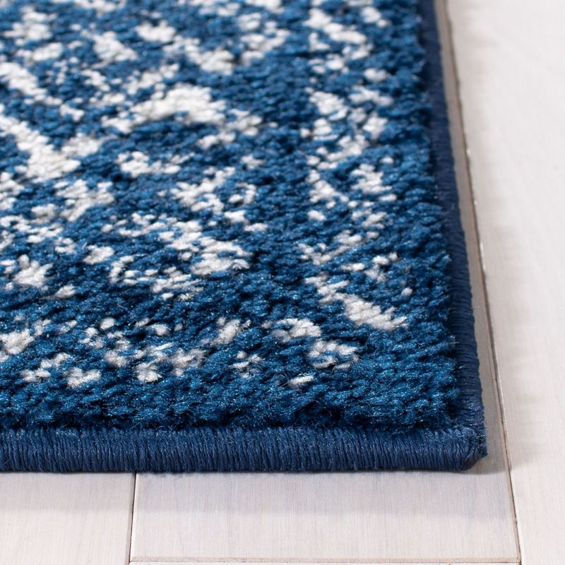Tulum TUL264 Power Loomed Indoor Area Rug - Navy/Ivory - 9'x12' - Safavieh