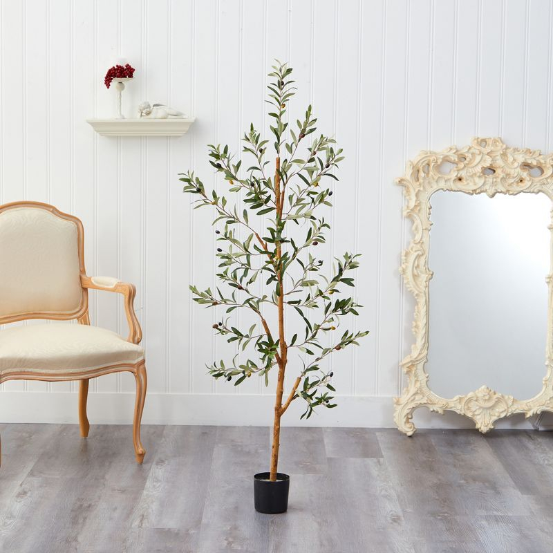 Nearly Natural 4.5-ft Olive Artificial Tree