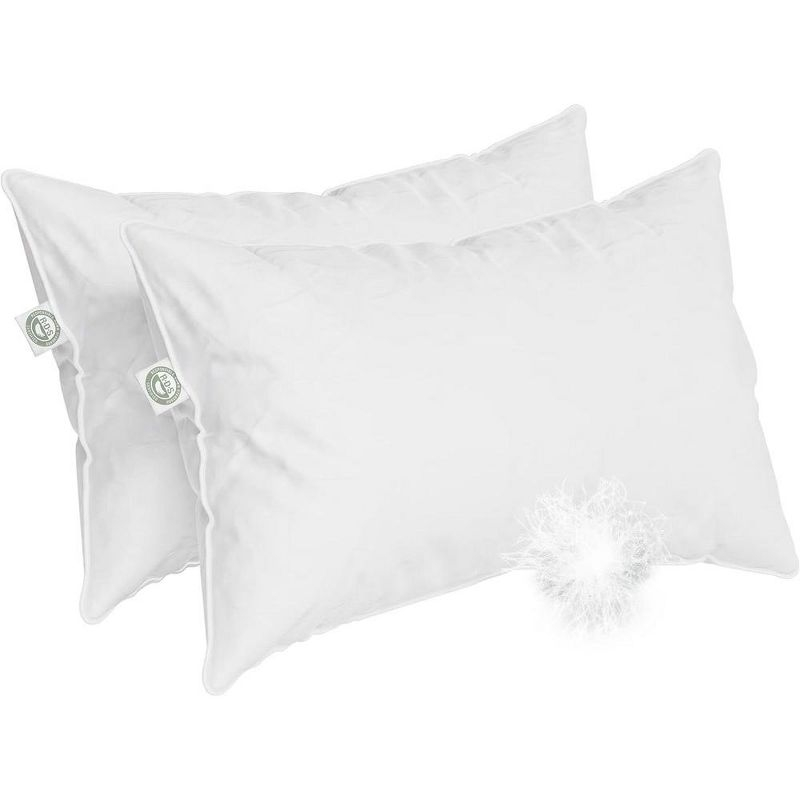 East Coast Bedding Down Medium Pillow (Set of 2)