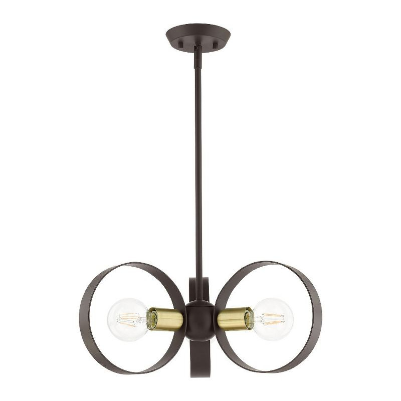 Livex Lighting Modesto 3 - Light Chandelier in  Bronze