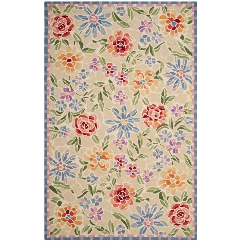 Chelsea HK214 Handmade Area Rug - 5'3"x8'3" - Ivory - Safavieh
