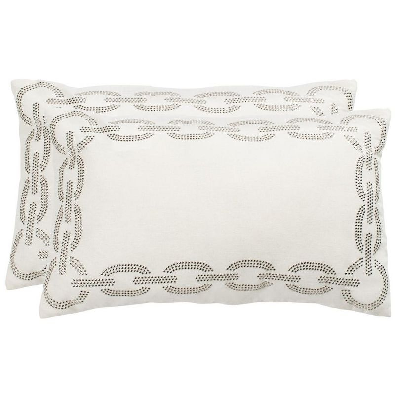 Safavieh Abstract Reversible Throw Pillow (Set of 2)