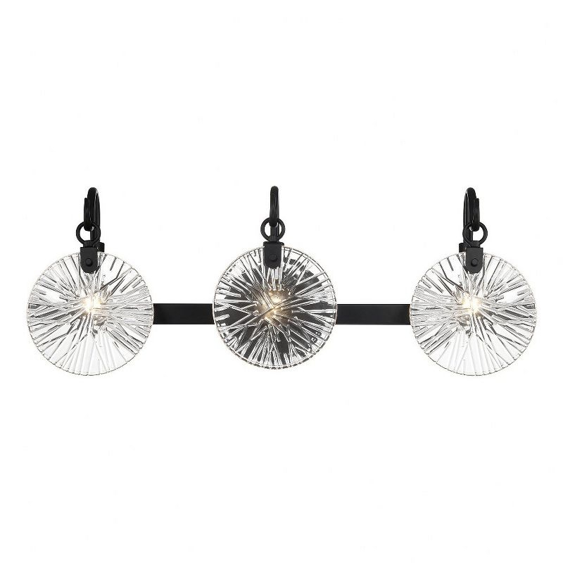 Savoy House Addison 3 - Light Vanity in  Matte Black