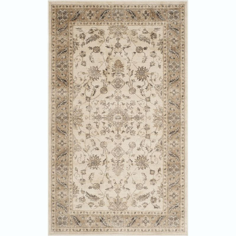 Vintage VTG168 Power Loomed Indoor Accent Rug - Stone/Caramel - 3'3"x5'7" - Safavieh.