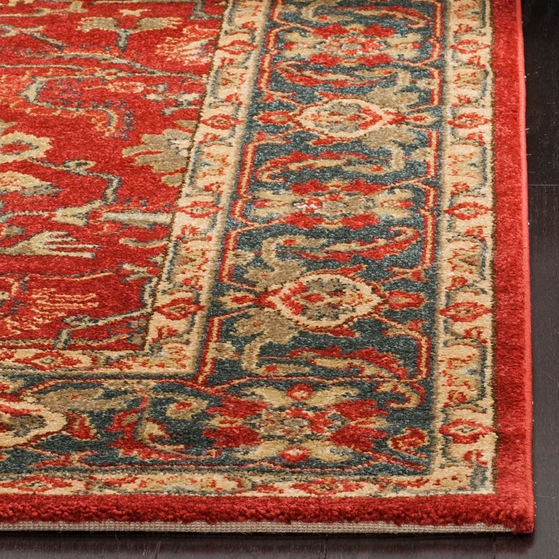 Mahal MAH693 Power Loomed Indoor Area Rug - Red/Navy - 9'x12' - Safavieh