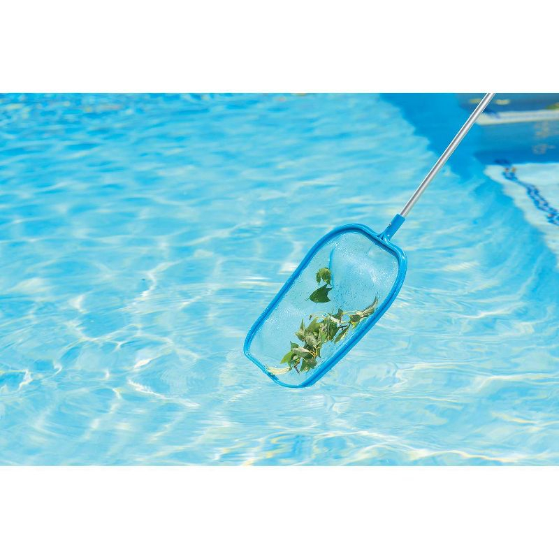 Poolmaster Swimming Pool Leaf Skimmer with 4" 2pc Pole - Essential Collection