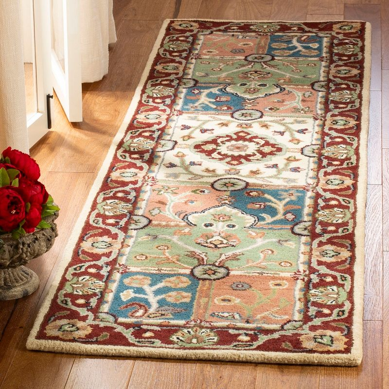 Heritage HG925 Handmade Accent Rug - 2'x3' - Multi/Red - Safavieh