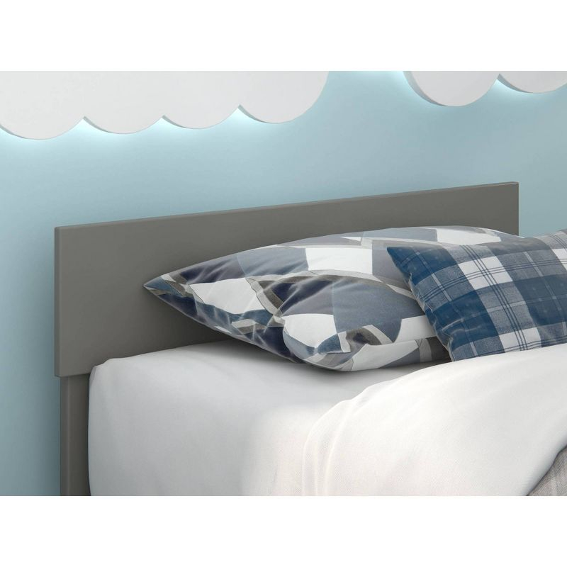 Twin Boston Headboard Gray - AFI: Solid Wood, Modern Design, Unupholstered, 32" High