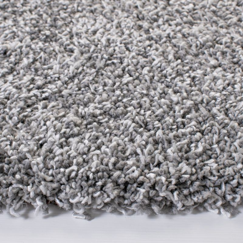 Evolution Shag 500 EVO520 Power Loomed Indoor Area Rug - Grey - 6'7" Round - Safavieh