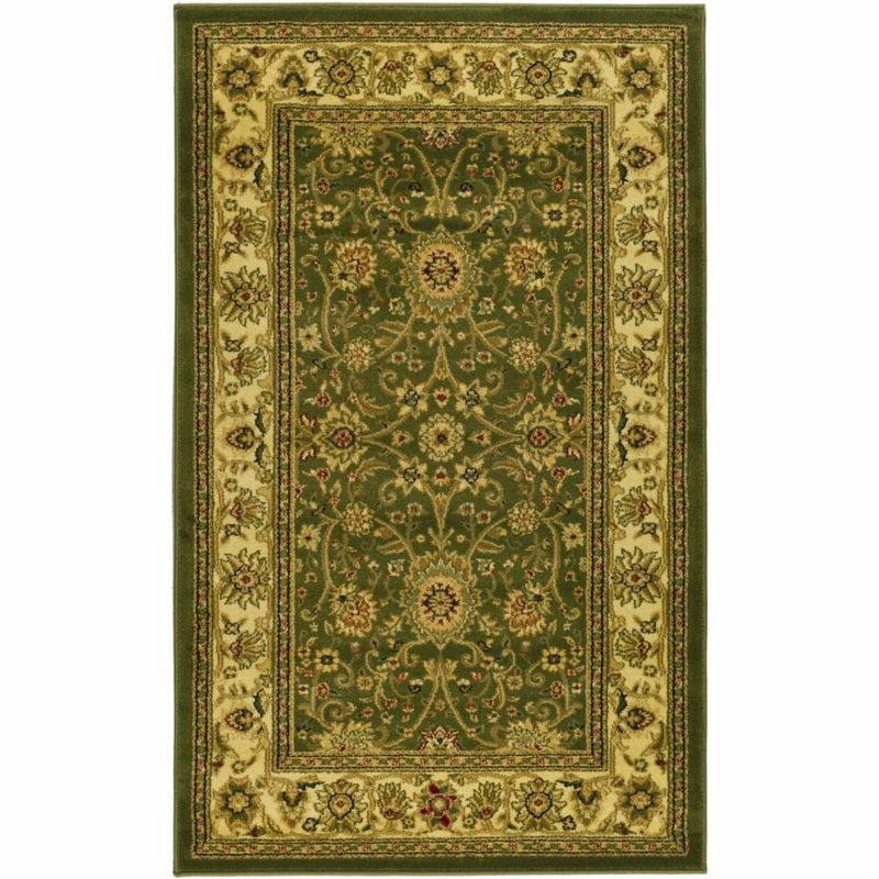 Lyndhurst LNH212 Power Loomed Area Rug - Sage/Ivory - 4'x6' - Safavieh