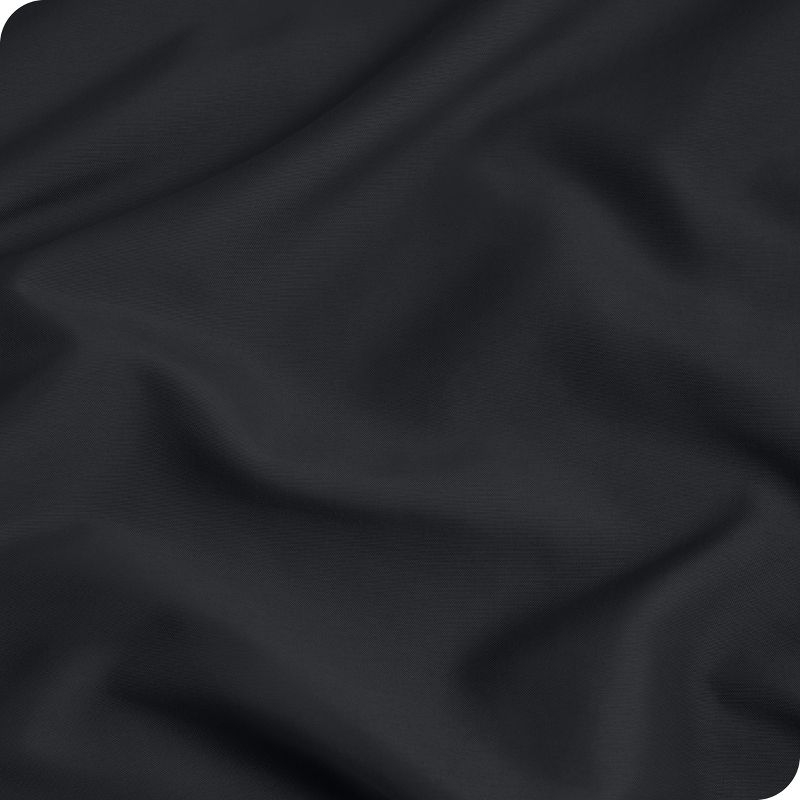 Pillowcase Set of 4 Ultra-Soft Microfiber King Black - Bare Home