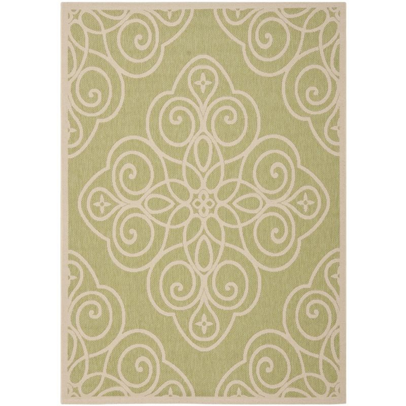 Martha Stewart Rosamond - MSR4244 - Indoor Power Loomed Area Rugs - Lily Pad - 5'3"x7'7"