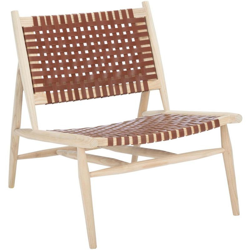 Soleil Accent Chair - ACH1001 - Cognac/Natural - Safavieh