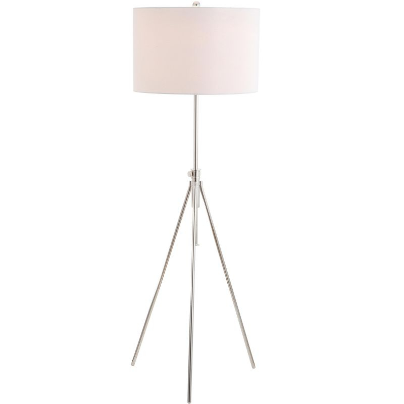 Cipriana Floor Lamp - FLL4007 - Silver/White - Safavieh