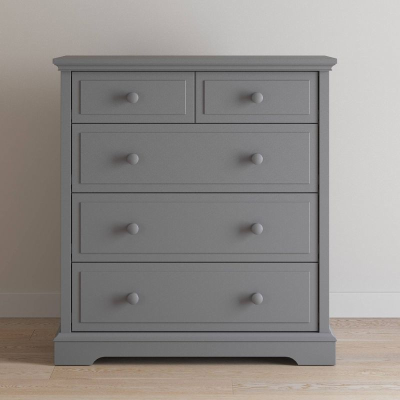 Child Craft Universal Select Chest 4 Drawer Dresser - Cool Gray