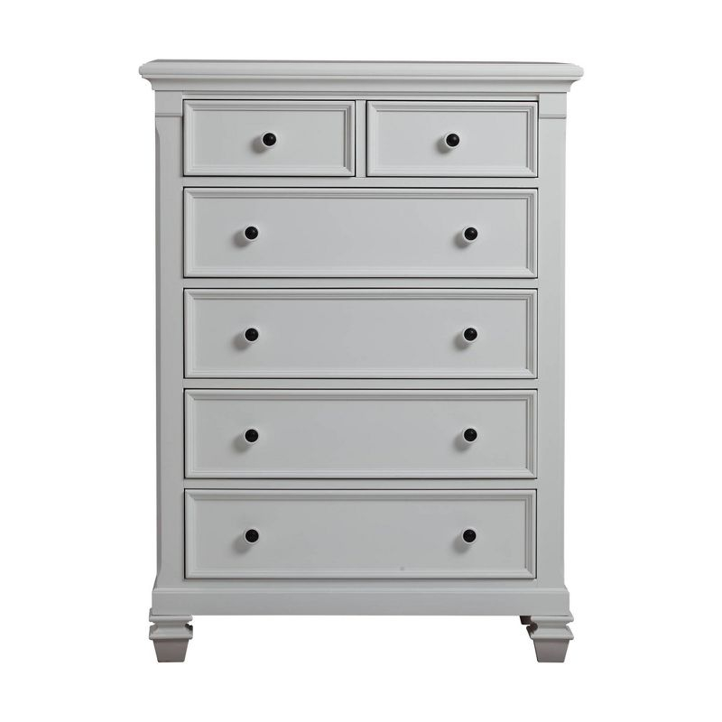 Baby Cache Glendale 6 Drawer Chest - Pure White