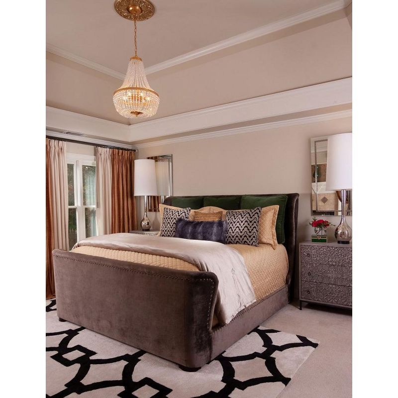 Crystorama Lighting Rylee 6 - Light Chandelier in  Antique Gold