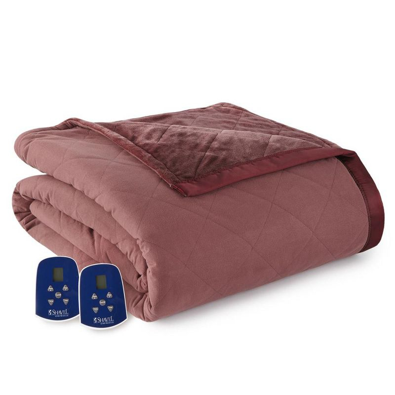 Micro Flannel® Micro Flannel® Reverse to Ultra Velvet® Electric Blanket