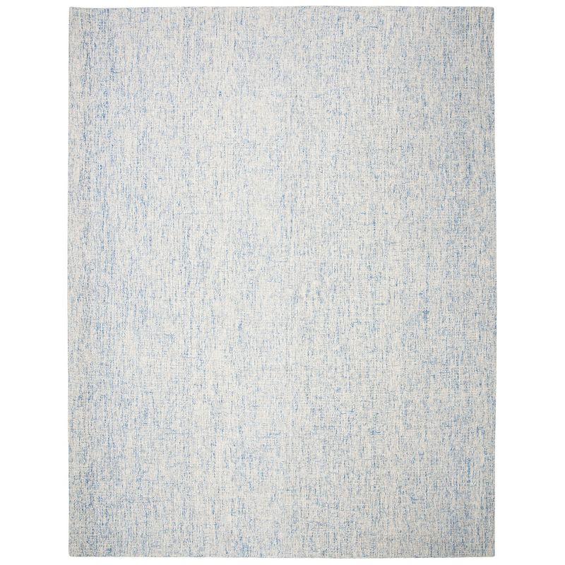 Abstract ABT471 Handmade Indoor Area Rug - Ivory/Blue - 9'x12' - Safavieh