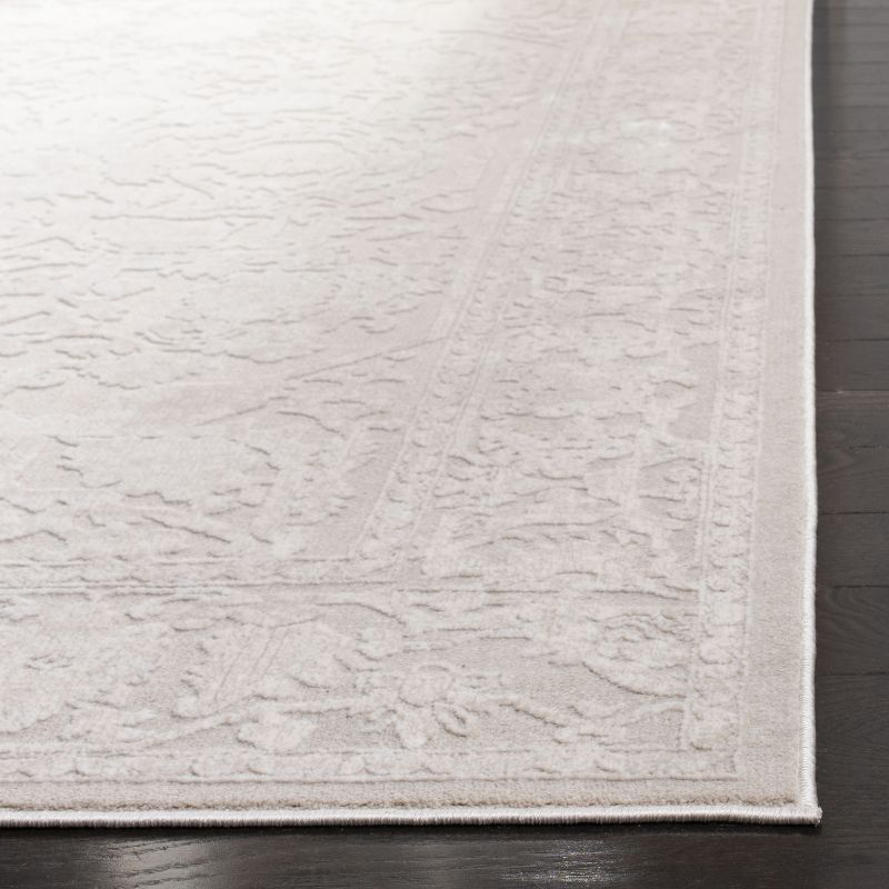 Reflection RFT665 Power Loomed Indoor Runner Rug - 2'3"x6' - Dark Grey/Cream - Safavieh