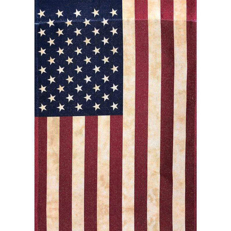 Tea Stained American House Flag American Flag 28" x 40" Briarwood Lane