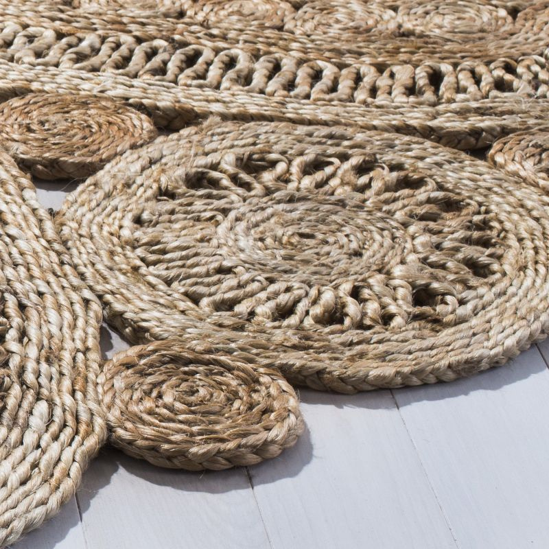 Natural Fiber NF360 Hand Woven Indoor Area Rug - Natural - 4' Round - Safavieh