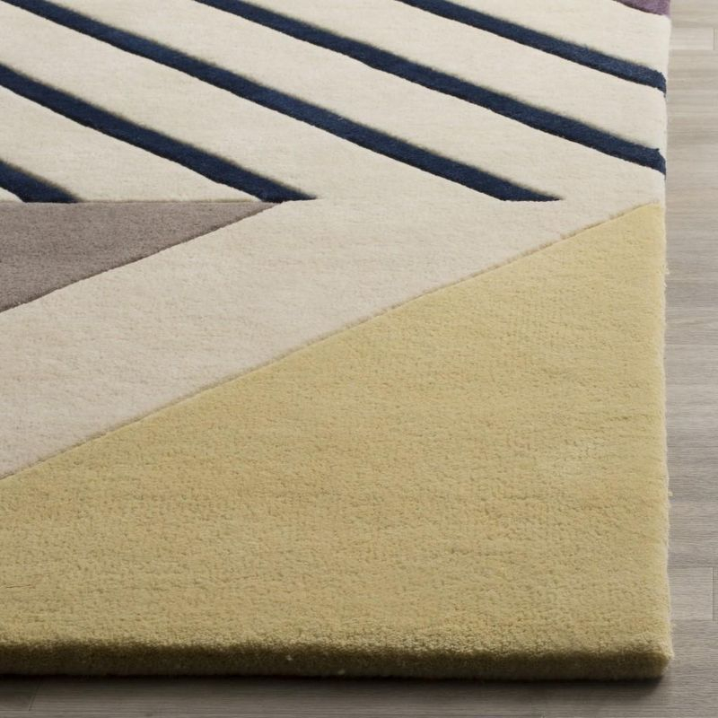 Fifth Avenue FTV120 Hand Tufted Area Rug - Ivory/Multi - 5'x8' - Safavieh.