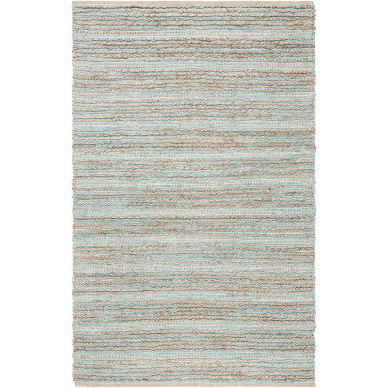 Cape Cod CAP851 Woven Indoor Area Rug - Aqua - 5'x8' - Safavieh