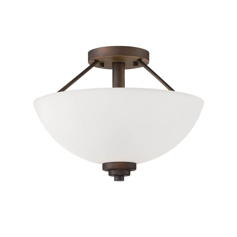 Millennium Lighting Durham 2 - Light Flush Mount in  Rubbed Bronze