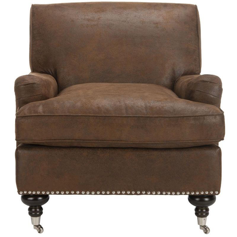 Chloe Club Chair - MCR4571 - Brown - Safavieh