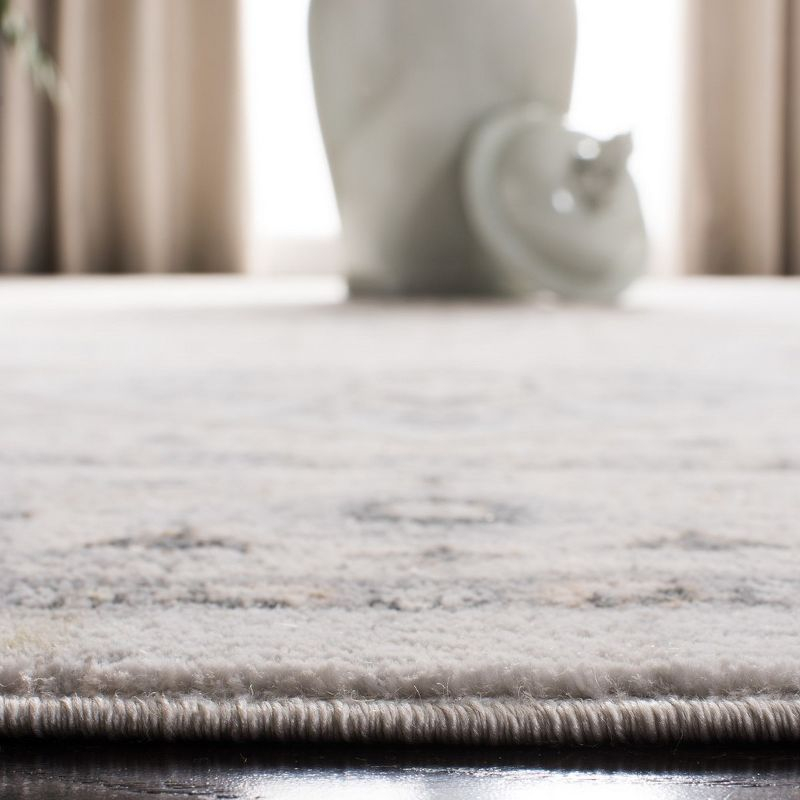 Isabella ISA936 Power Loomed Area Rug - Light Grey/Grey - 8'x10' - Safavieh