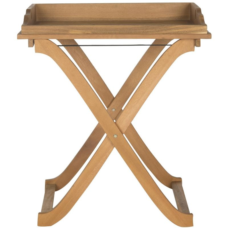 Covina Tray Table - Indoor/Outdoor - PAT6716 - Natural - Safavieh