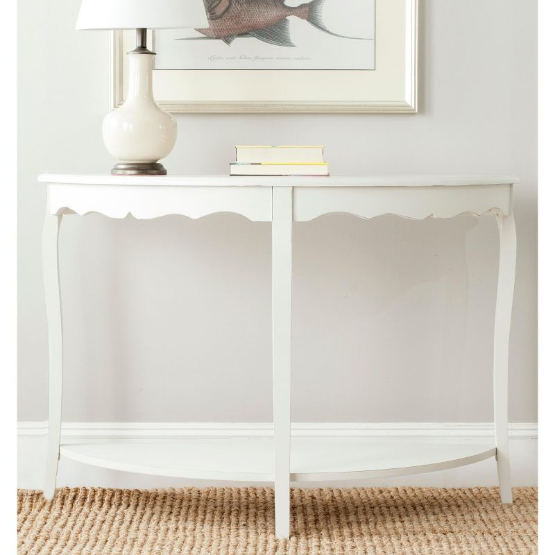 Christina Console Table- Off White - Safavieh