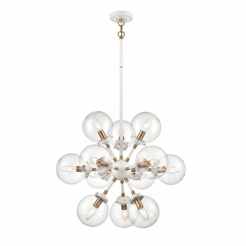 Elk Home Boudreaux 12 - Light Chandelier in  Matte White