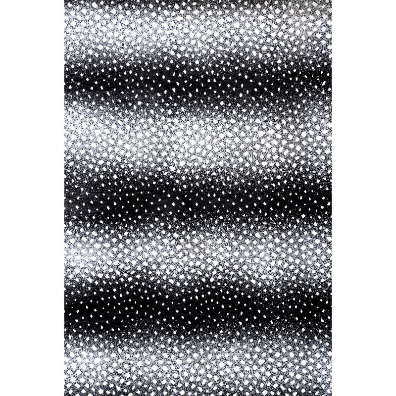 8'x 10' Antelope Modern Animal Area Rug, Black/Cream - JONATHAN Y