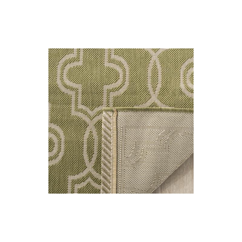 Martha Stewart Collection - MSR4274 - Indoor Power Loomed Area Rugs - Green/Beige - 6'7"x9'6"