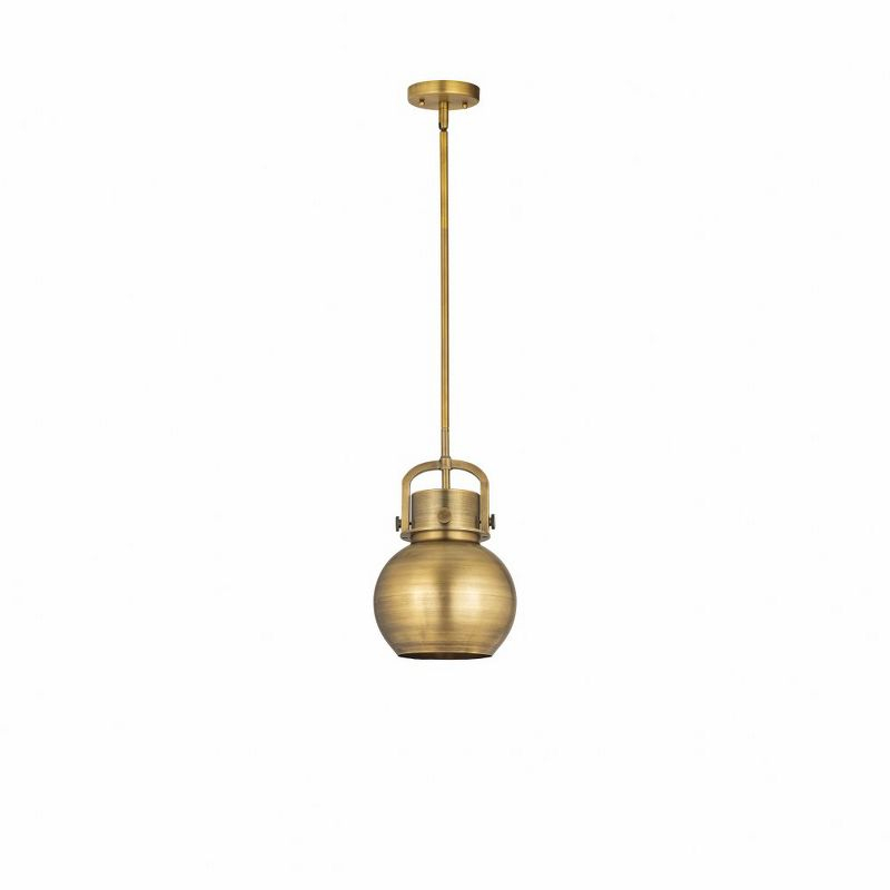 Innovations Lighting Newton Sphere 1 - Light Pendant in  Brushed Brass
