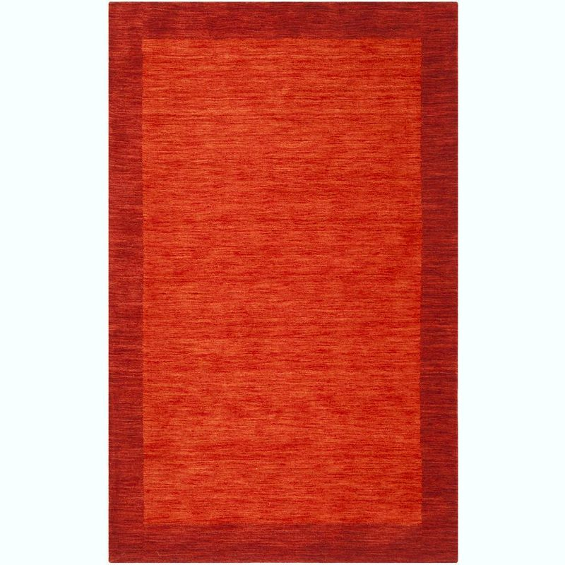Himalaya HIM587 Hand Loomed Area Rug - Red - 5'x8' - Safavieh.