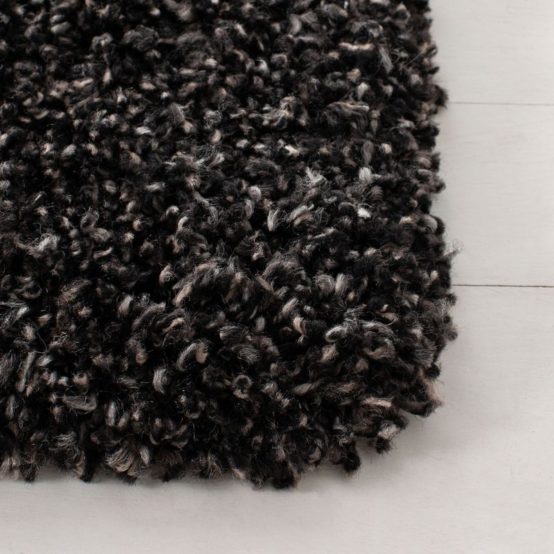 Evolution Shag EVO520 Power Loomed Area Rug - Charcoal - 5'3"x7'6" - Safavieh.