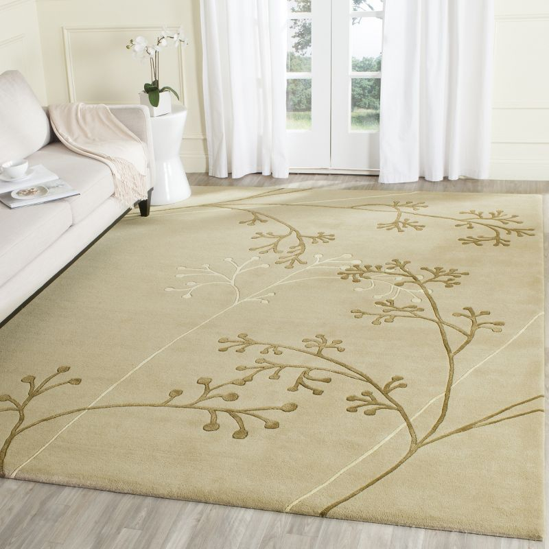 Soho SOH305 Hand Tufted Indoor Area Rug - Sage - 7'6"x9'6" - Safavieh